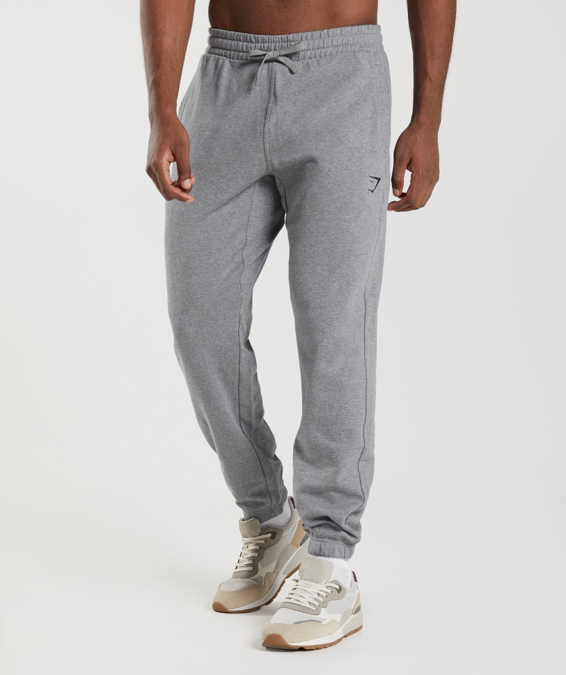 Essential Oversized Jogginghose Anthrazitgrau Meliert Gymshark