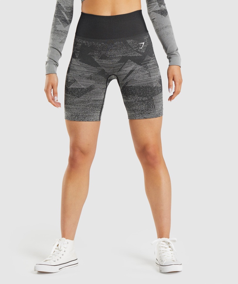Gymshark Adapt Ombre Nahtlose Shorts Triangel-schwarz