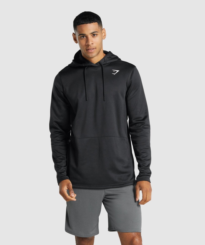 Gymshark Schwarzer Ankunfts-Hoodie