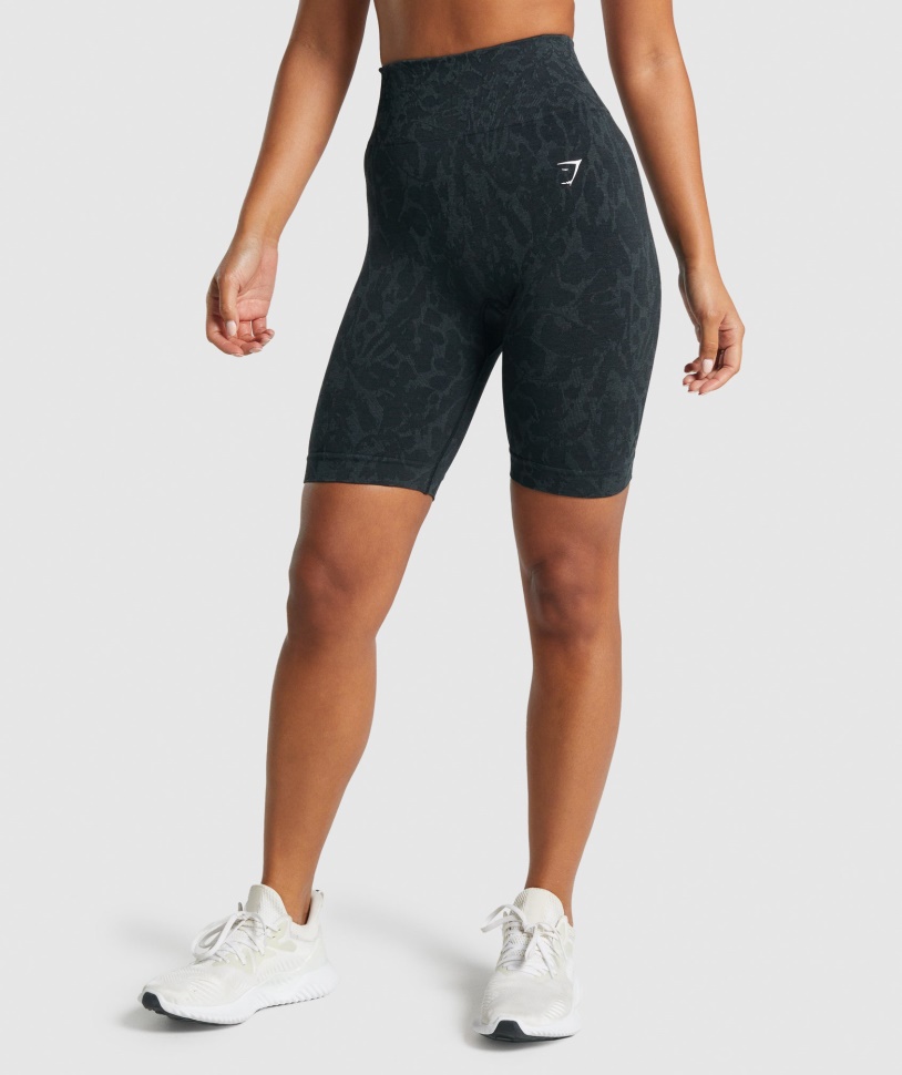 Gymshark Butterfly-black Adapt Animal Nahtlose Radhose