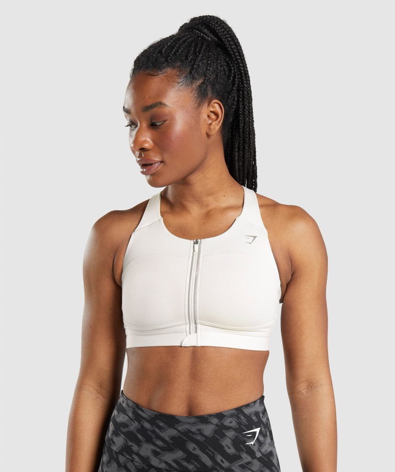 Gymshark Coconut White Speed ​​Sport-BH