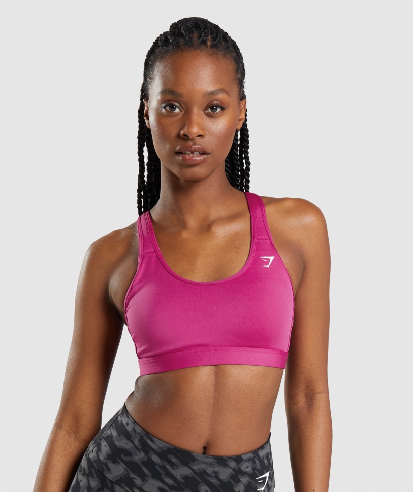 Gymshark Dragon Pinker Sport-BH Mit U-Ausschnitt