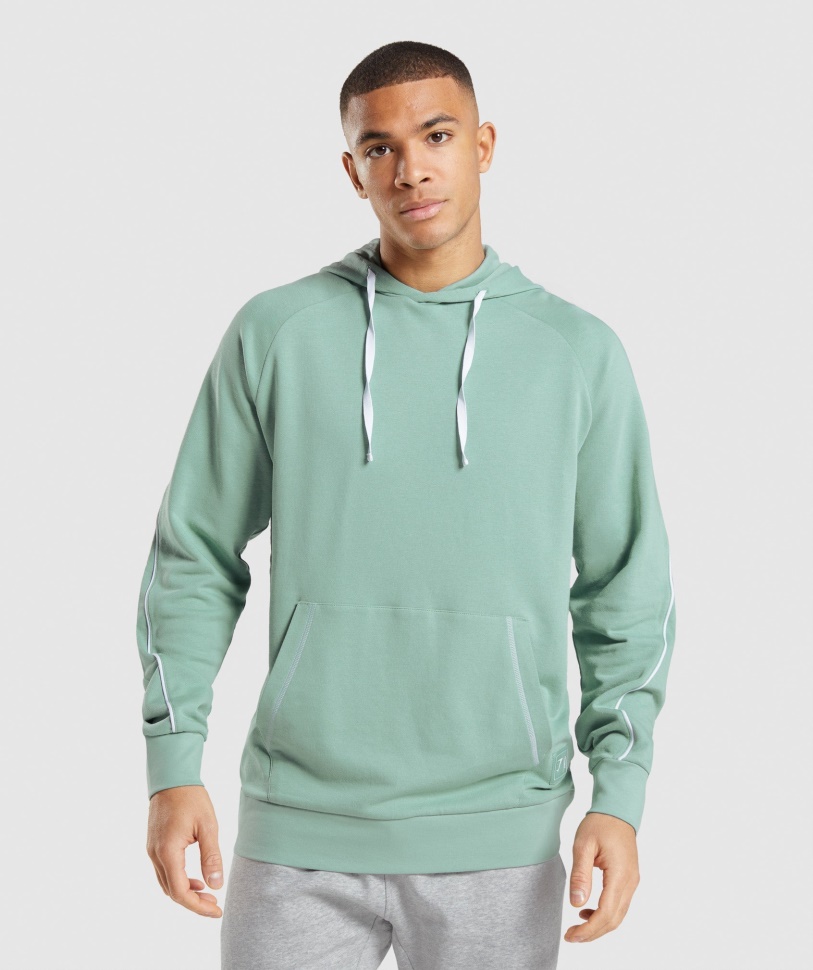 Gymshark Recess Hoodie Maya Blau-weiß