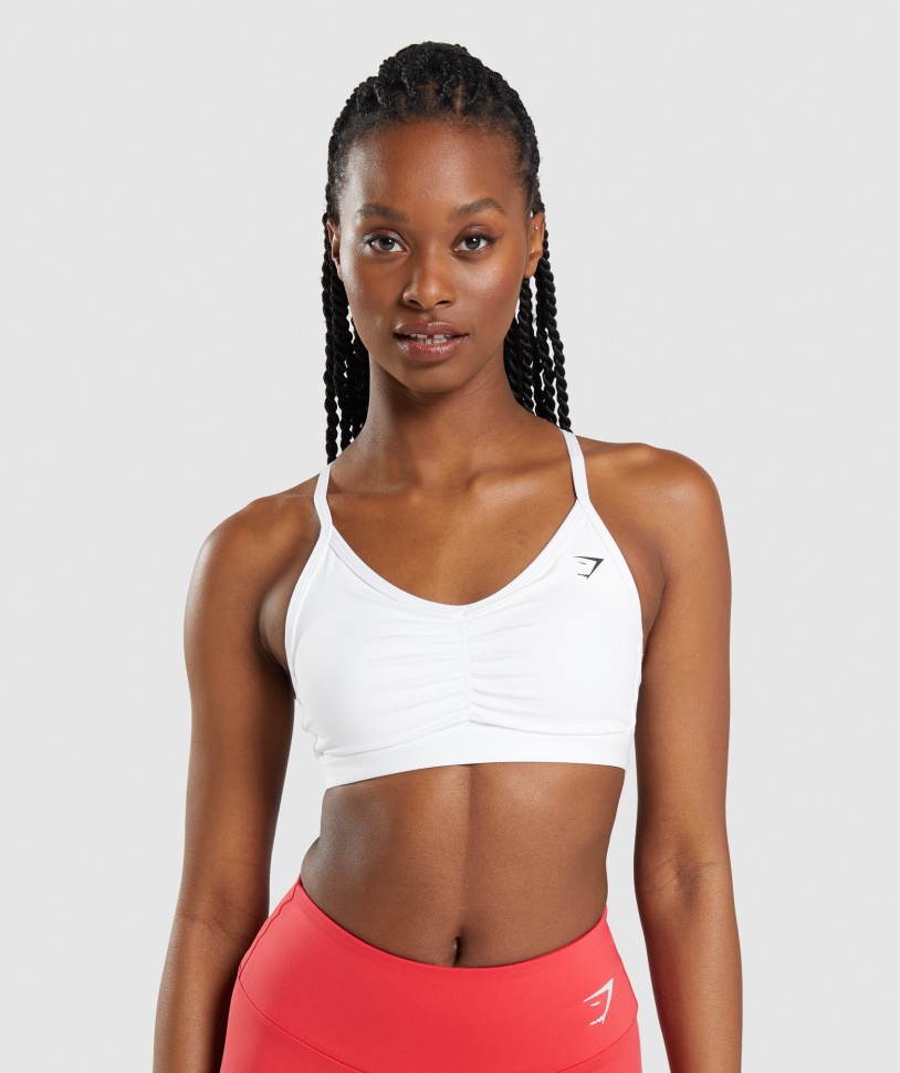 Geraffter Sport-bh White Gymshark