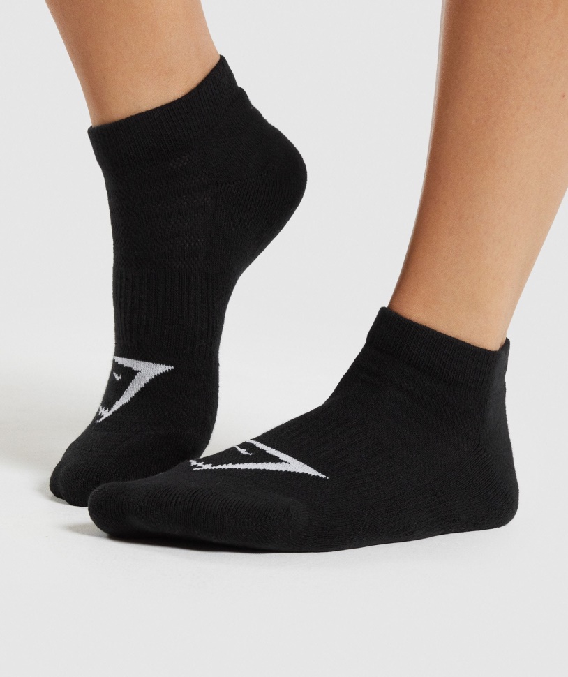 Turnsocken 3er-Pack Schwarz Gymshark